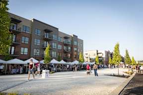 Craft & Mercantile markets happen in the promenade