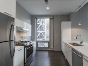 Interior Image of Apartment Kitchen