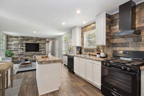 Model kitchen at Southfork MHC in Belton, MO