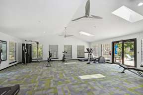 Fitness center at Southfork MHC in Belton, MO