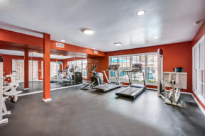 gym at Bellaire Oaks Apartments, Texas