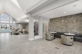 Lobby with seating
