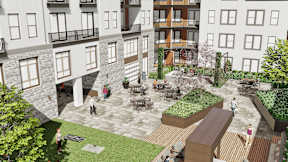 Southerly at LoSo Apartments Courtyard