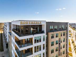 A modern building with the name "SOUTHERLY" on top.