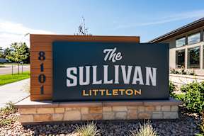 A sign for The Sullivan Littleton apartment complex.