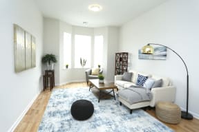 Model Living room rendering