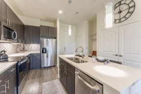 Spacious Full Size Kitchen at Residences at 3000 Bardin Road, Grand Prairie