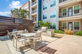Outdoor Kitchen at Republic at Alamo Heights, Texas, 78209