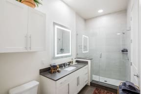 Luxurious Bathroom at Durham Heights, Texas, 77008