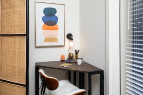 Work Desk at Durham Heights, Houston, Texas