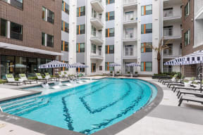 Pool With Sunning Deck at Durham Heights, Houston