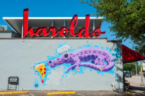 Artistic Wall at Durham Heights, Houston, 77008