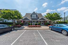 A welcome center / leasing office