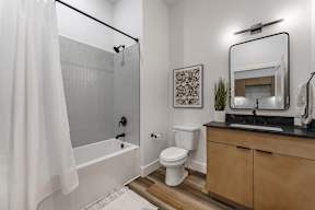 Contemporary one and two bedroom apartment homes at Coler Crossing in Bentonville, AR