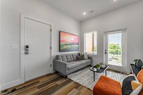 Contemporary one and two bedroom apartment homes at Coler Crossing in Bentonville, AR