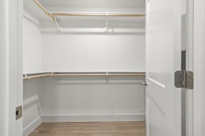 Large closets at G at Market in Bentonville, AR
