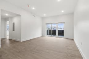 One and two bedroom apartment homes with large Windows at G at Market in Bentonville, AR