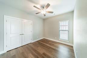 Two and three-bedroom townhomes featuring premium appliances, LVT flooring, garages, custom countertops, custom cabinetry and more at Hawthorne Grove in Rogers, AR
