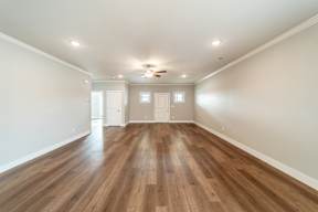 Two and three-bedroom townhomes featuring premium appliances, LVT flooring, garages, custom countertops, custom cabinetry and more at Hawthorne Grove in Rogers, AR