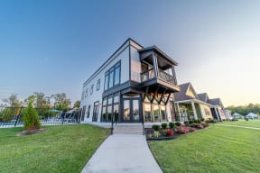 Clubhouse with Community Kitchen and Billards Lounge at Hawthorne Heights in Bentonville, AR