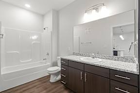 Large one and two bedroom apartment homes at Page Living at Pinnacle Hills in Rogers, AR