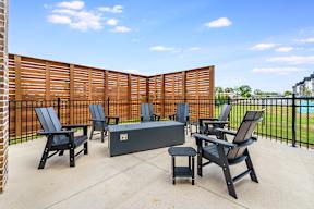 Conversational Fire Pit at The Benton in Pea Ridge, AR