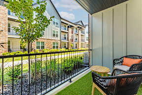 Patio at The Benton in Pea Ridge, AR