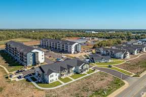 Aerial View of Exterior at The Boulevard in Joplin, MO