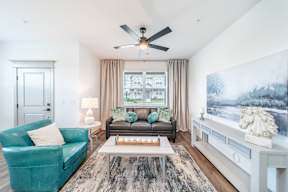 Living Room at The Grove in Rogers, AR