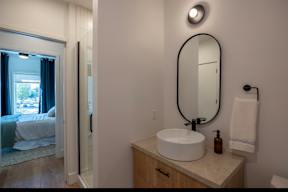 Studio, one and two bedroom apartment homes at The Howard East Central in Bentonville, AR