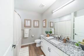 Bathroom with Granite Countertops at The Boulevard in Joplin, MO