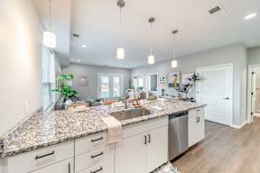Kitchen with stainless steel appliances at The Boulevard in Joplin, MO