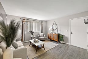 Modern Living Room at Residences at Grand Blanc Apartments - Grand Blanc, MI, Michigan, 48507