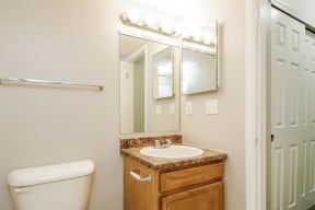 Bathroom Sink at Residences at Grand Blanc Apartments - Grand Blanc, MI, Grand Blanc Twp, Michigan