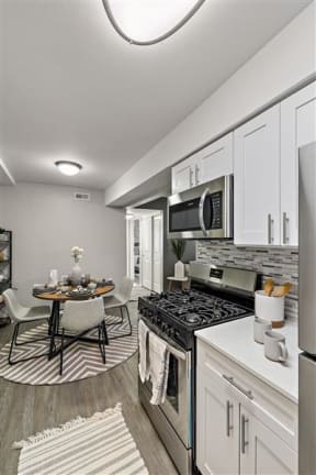 Fully Equipped Kitchen at Residences at Grand Blanc Apartments - Grand Blanc, MI, Michigan