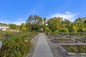 Walking Path at Residences at Grand Blanc Apartments - Grand Blanc, MI, Grand Blanc Twp, Michigan