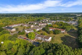 Aerial View at Residences at Grand Blanc Apartments - Grand Blanc, MI, Michigan