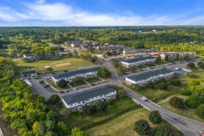 Drone Exterior View at Residences at Grand Blanc Apartments - Grand Blanc, MI, Michigan