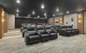 Nuvelo at Parkside Apartments Theater Room