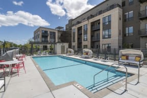 Outdoor Pool - Nuvelo at Parkside Apartments