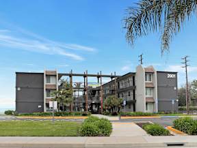 A modern building with the number 2901 on it.