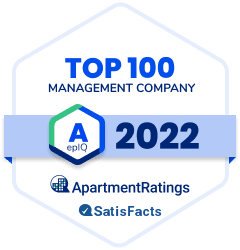 2022 ApartmentRatings Top 100 Management Company Award