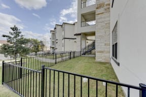 Private Yards Available at Three Hills Luxury Apartments