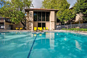 Swimming Pool Near shade at Wilbur Oaks Apartments, Thousand Oaks, CA, 91360
