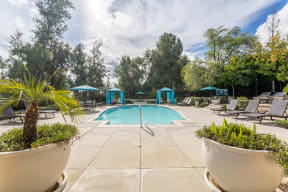 the swimming pool at the resort at governors residence at Alta Vista, Escondido, California