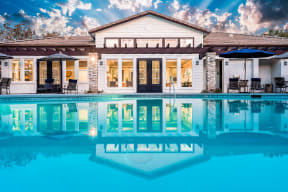 Clubroom with pool
