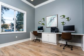 Computer center at Barrington Place, Rancho Cucamonga, CA, 91739