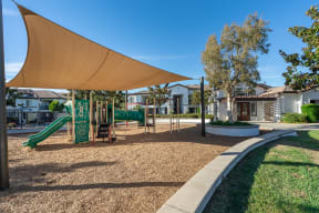 Outdoor kids play area at Barrington Place, Rancho Cucamonga, California