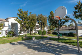 Basketball court at Barrington Place, Rancho Cucamonga