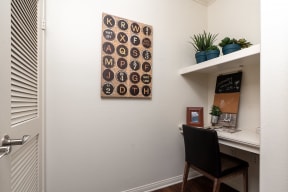 Office nook at Barrington Place, Rancho Cucamonga, CA, 91739